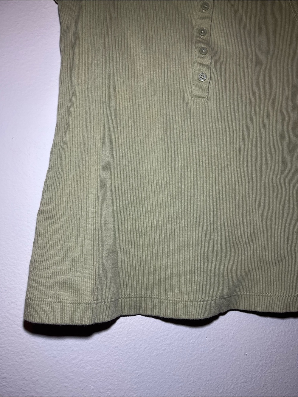 Universal Thread Henley Tank Sage Green - Picture 3 of 6